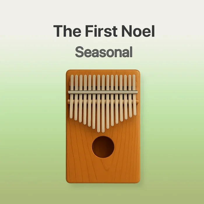 The First Noel – 17 Note Kalimba Tab