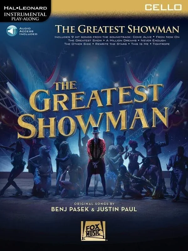 The Greatest Showman for Cello with Online Accompaniments