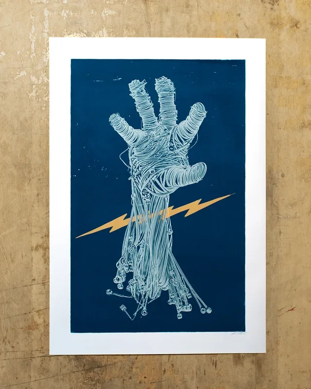 THE PICKING HAND SCREEN PRINT : 06/15