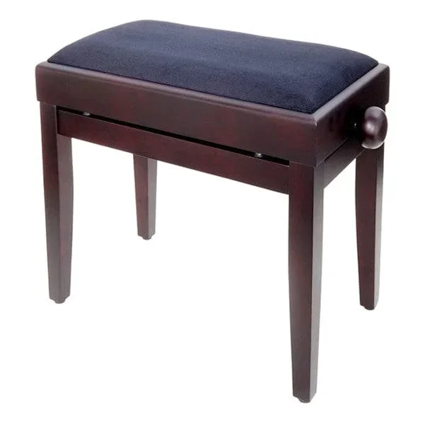 Thomann KB-55 Piano Bench – Black Velour Upholstery