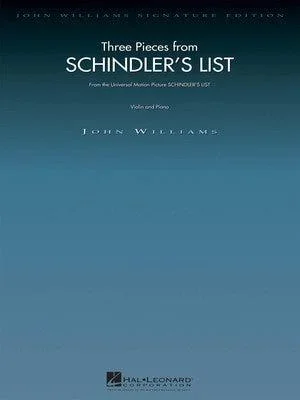 Three Pieces from Schindler’s List for Violin and Piano