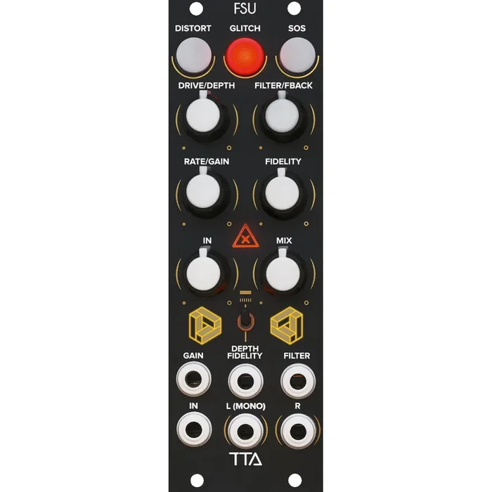 Tiptop Audio FSU Timbral Distortion Effects Module – Black Panel