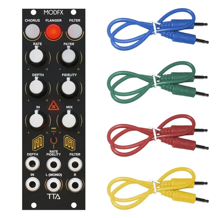 Tiptop Audio ModFX Modulation Effects Module – Black Panel COLOR CABLE KIT
