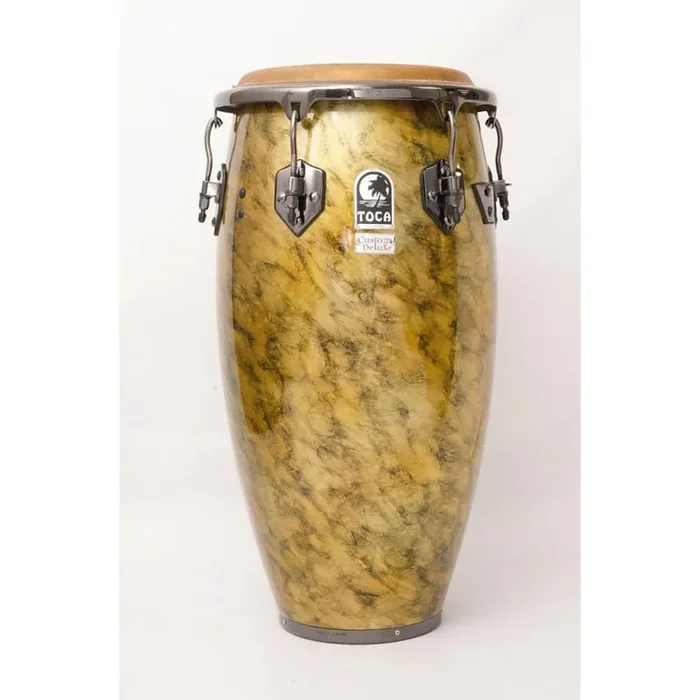 Toca Custom Deluxe Wood Conga Sahara Gold Finish