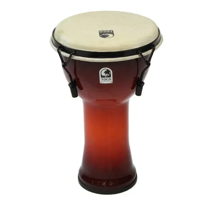 Toca Freestyle Mechanically Tuned Djembe 10″ African Sunset