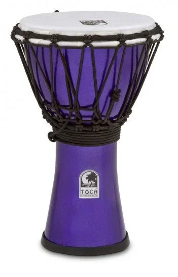 Toca TFCDJ-7MI Freestyle Colorsound 7″ Djembe Metallic Indigo