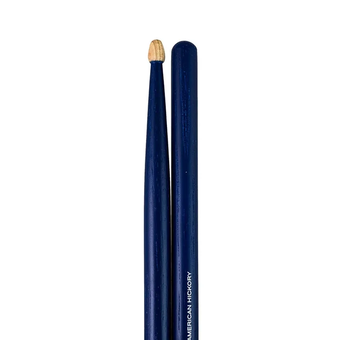 Total Percussion 5A Drumsticks – Wood Tip – Blue
