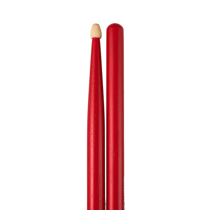 Total Percussion 5A Drumsticks – Wood Tip – Red