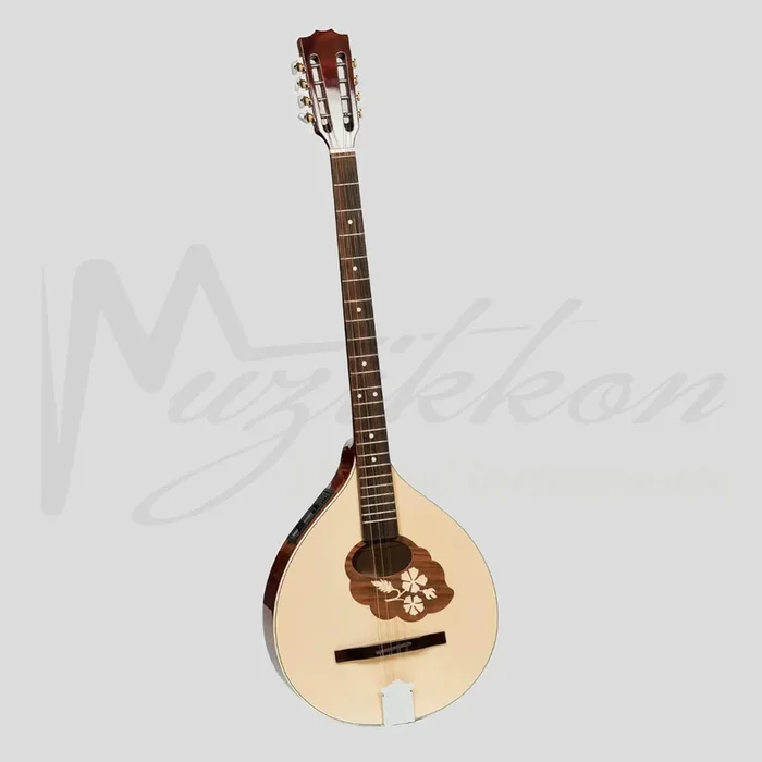 Traditional Irish Bouzouki With EQ, 8 Strings Maple Body with Spruce Top