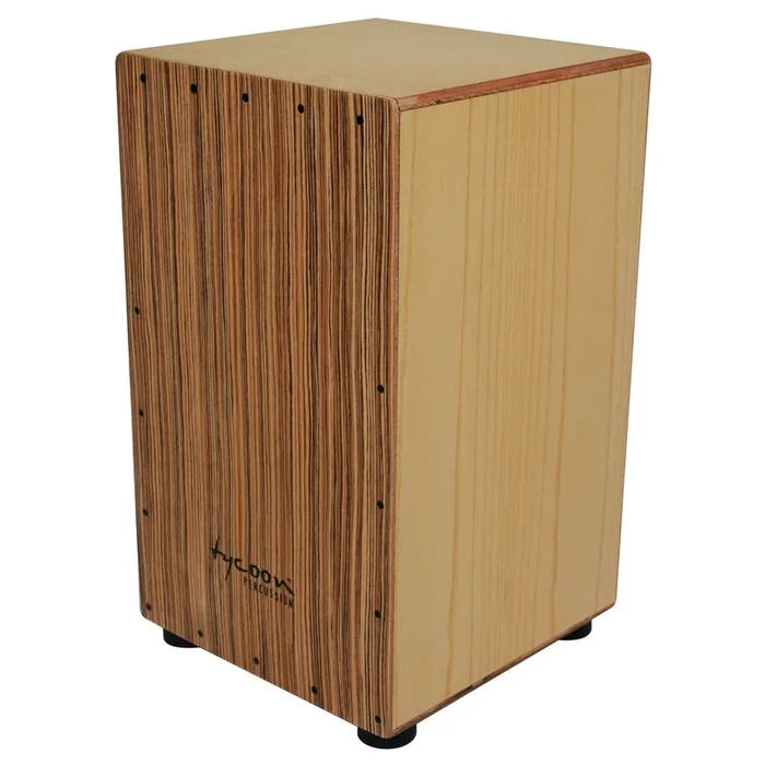 Tycoon 29 Series Birch Wood Box Cajon w/Zebrano Front Plate