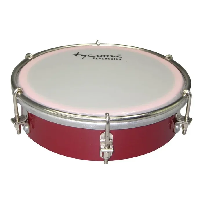 Tycoon Percussion 6 Wooden Tamborim Red