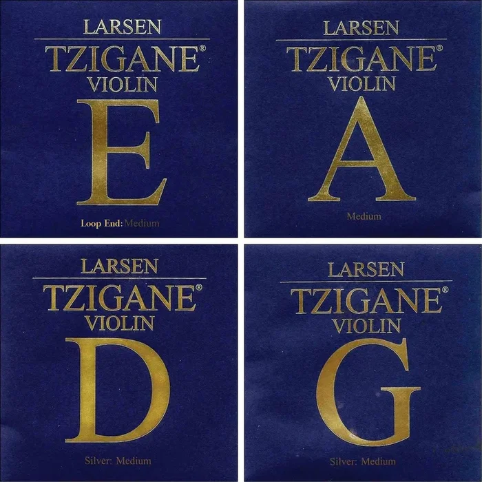 Tzigane violin string set by Larsen, medium, Denmark