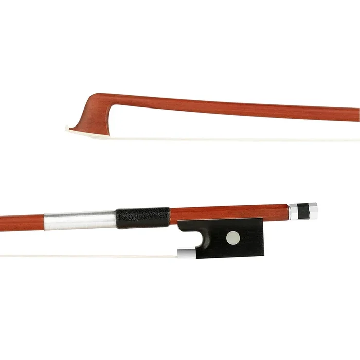 Unbranded 1/2 Brazilwood half-lined nickel student violin bow |Metzler Violins