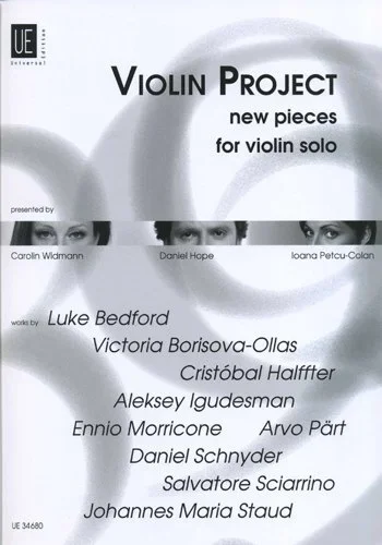 Universal Edition: (Collection) Violin Project – New Pieces for Violin Solo