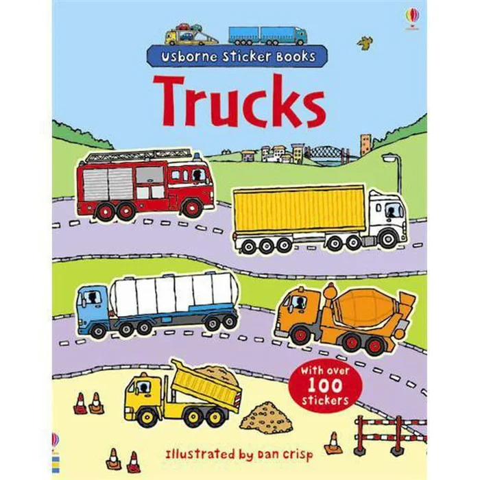 Usborne first sticker book trucks