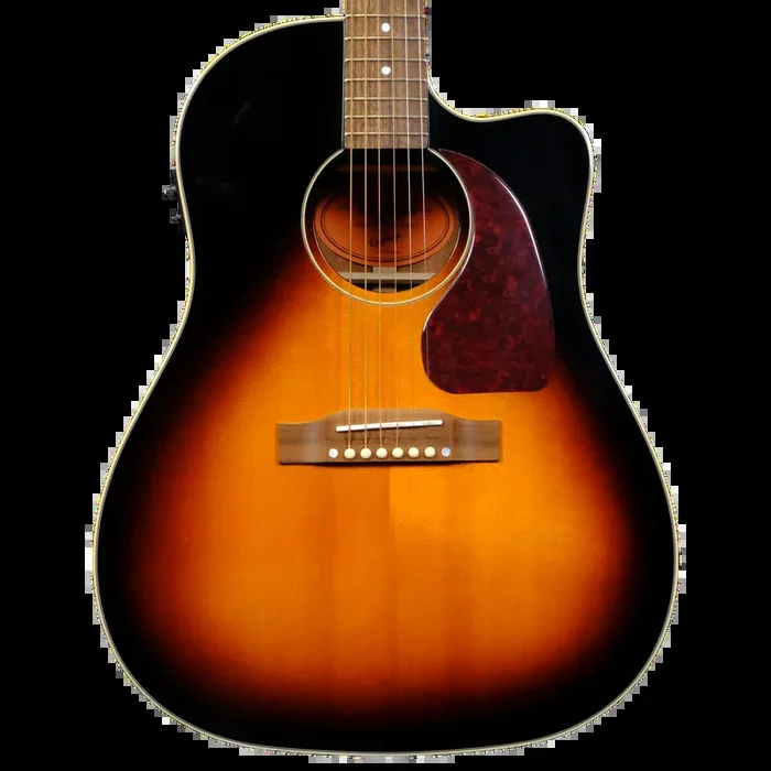 Used Epiphone J-45 EC Studio Factory 2nd – Vintage Sunburst
