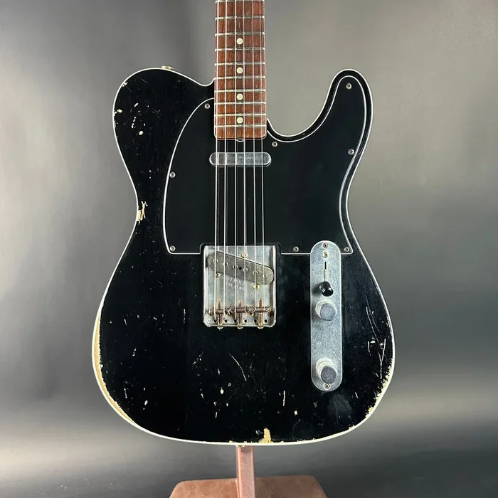 Used Fender Custom Shop 1960 Telecaster Custom Black w/case TSU22973