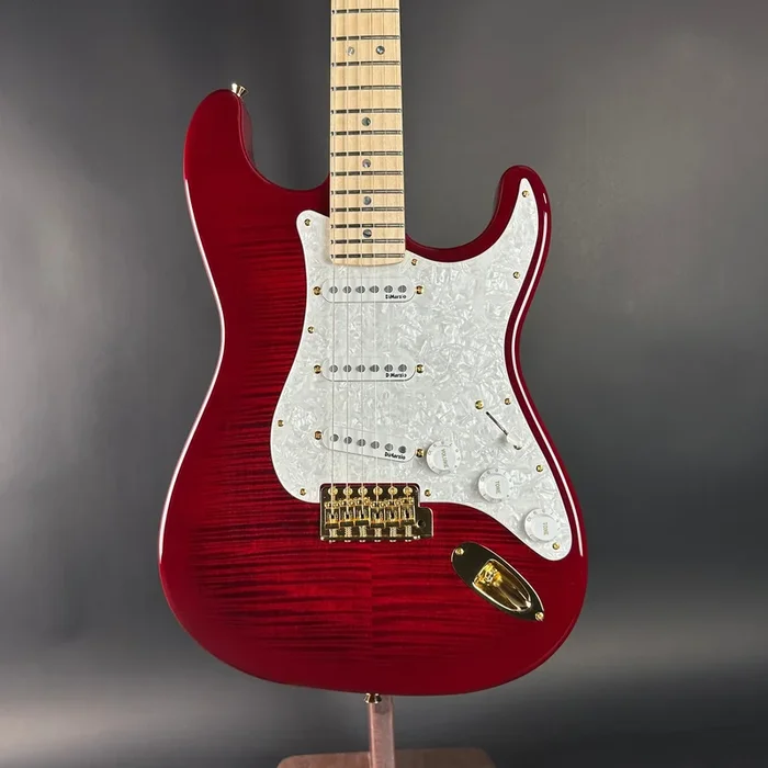 Used Fender Richie Kotzen Signature Strat Trans Red Burst TSU22839