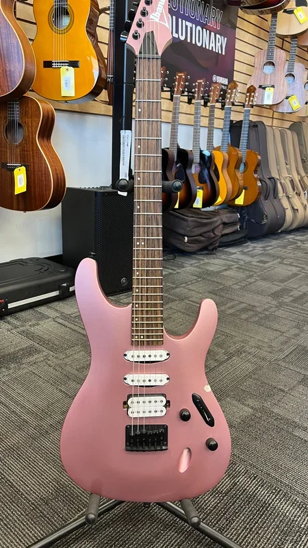 Used Ibanez Standard S561 Electric Guitar – Pink Gold Metallic Matte