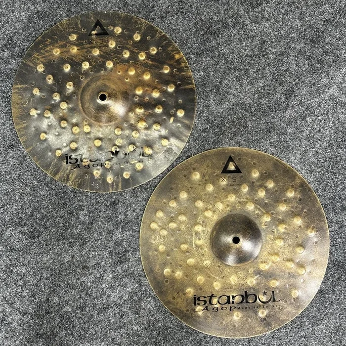 Used Istanbul Agop Xist Dry Dark Hi Hat Cymbals 13″ – Very Good