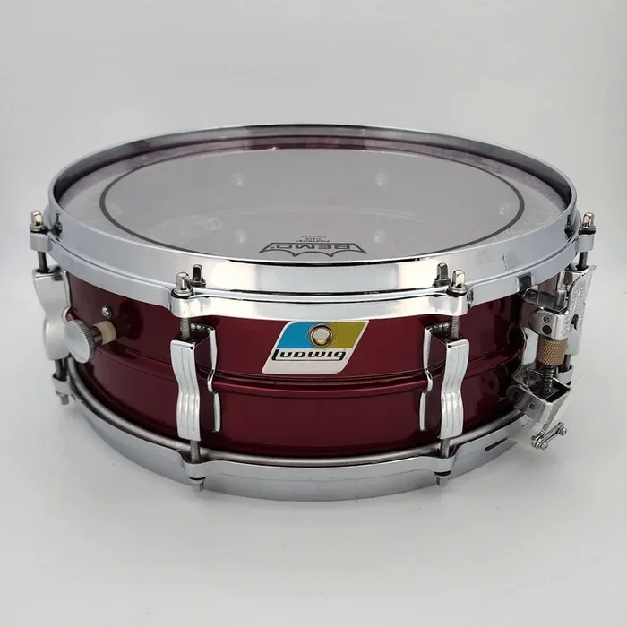 Used Ludwig Acrolite Snare Drum 14×5 Red – Very Good