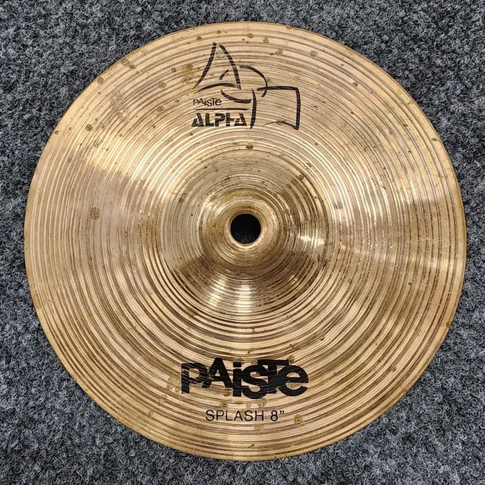 Used Paiste Alpha Splash Cymbal 8″ – Fair