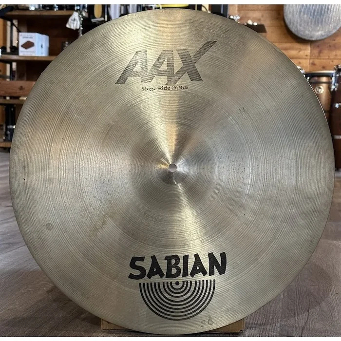 Used Sabian AAX Stage Ride Cymbal 20″