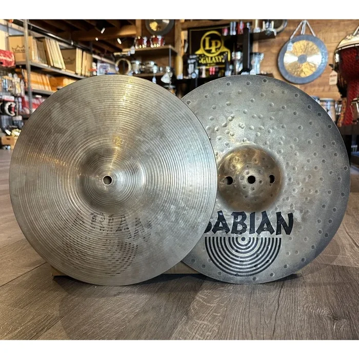Used Sabian Fusion Hi Hat Cymbals 13″