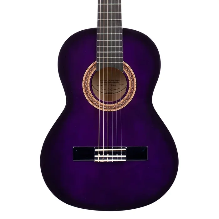 Valencia VC102PPS 1/2 Size Classical Guitar – Purple Sunburst