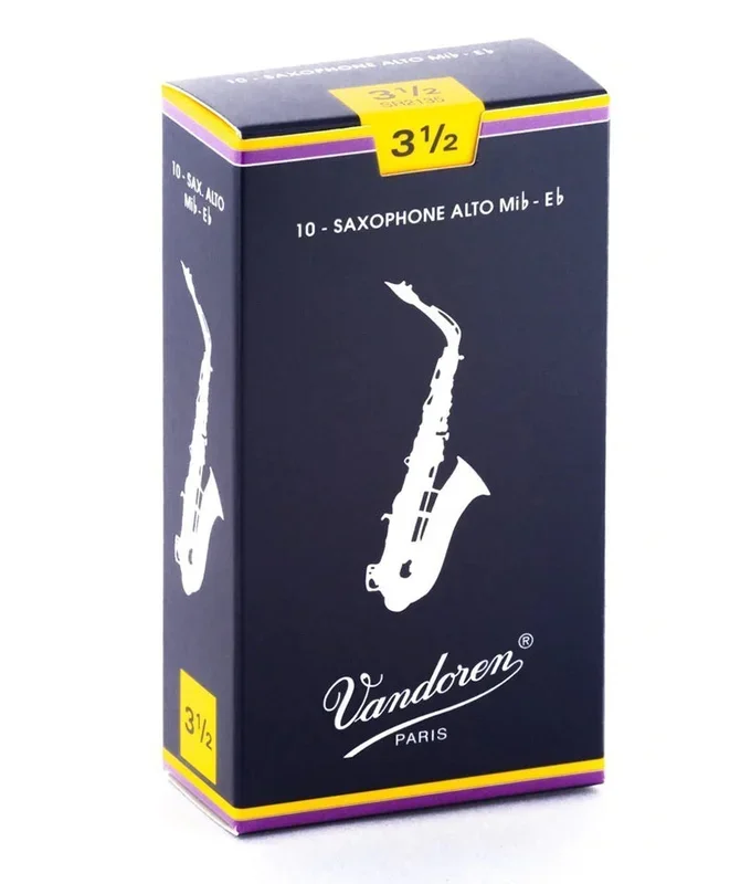 Vandoren #3 1/2 Alto Saxophone Reeds 10 pack