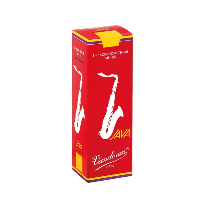 Vandoren Java Red Tenor Saxophone Reeds – Box of 5