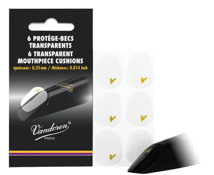 Vandoren Mouthpiece Cushions – Clear 0.35mm
