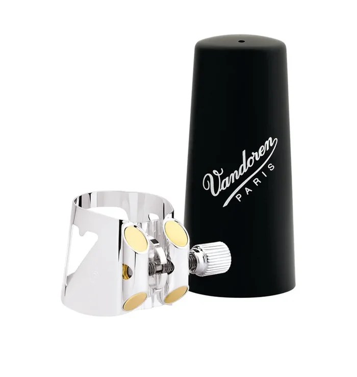 Vandoren Optimum Bb Clarinet Ligature – Silver Plated