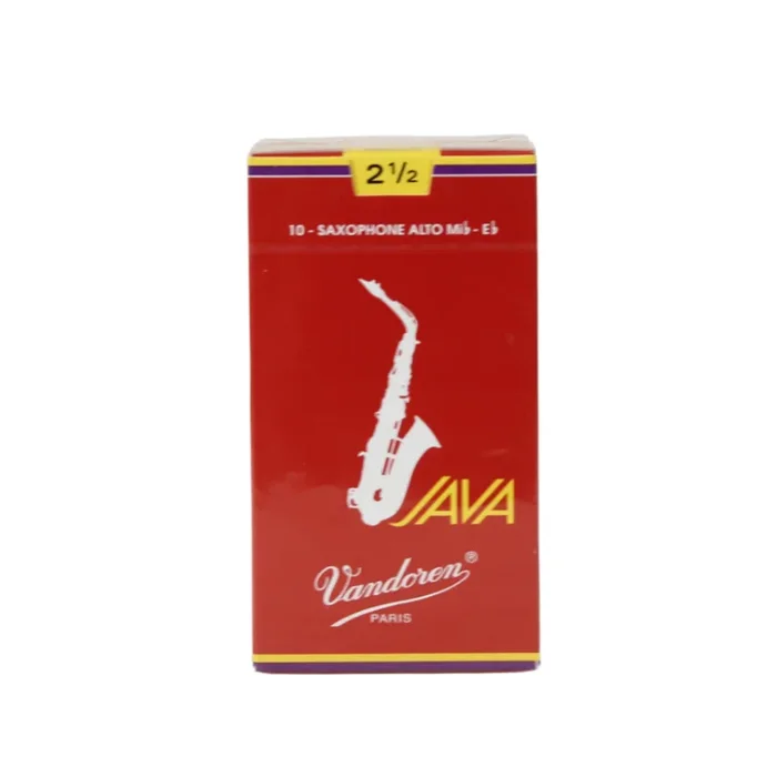 Vandoren SR2625R Java #2.5 Alto Saxophone Reeds- Box of 10