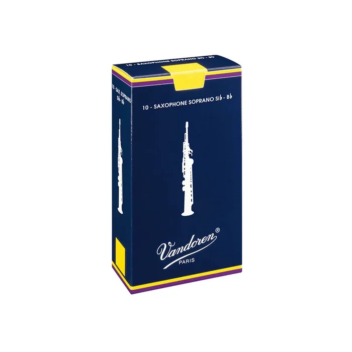 Vandoren Traditional Soprano Saxophone Reeds – Box of 10