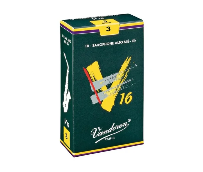 Vandoren V16 Alto Saxohone Reeds Size 2.5, 10 pack