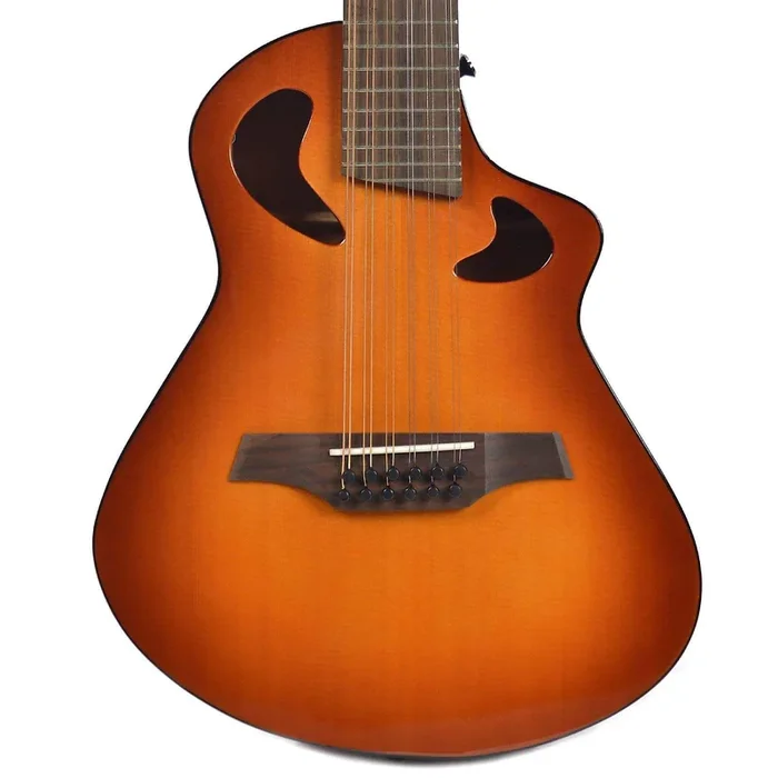Veillette Avante Series Gryphon 18.5″ Scale D-Tuned 12-String Acoustic-Electric Tobacco Burst
