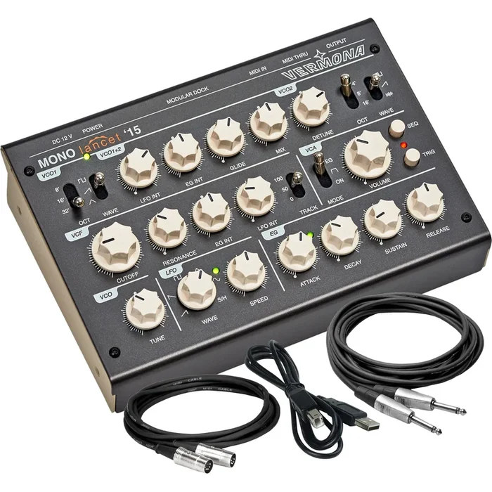 Vermona Mono Lancet ’15 Monophonic Analog Desktop Synthesizer CABLE KIT