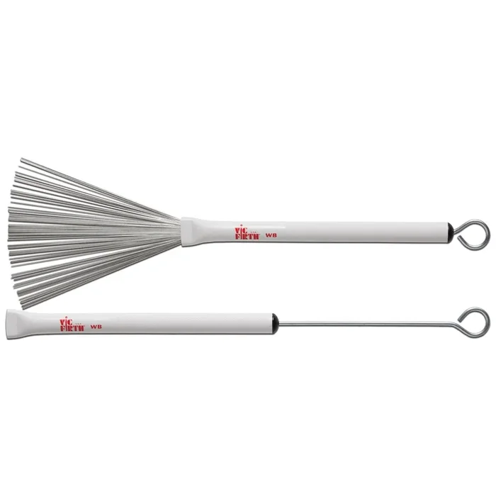 Vic Firth Jazz Brushes (WB) – White Finish