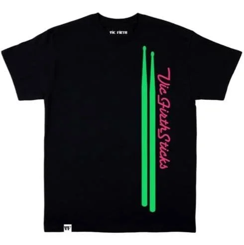 Vic Firth Ltd Edition Vintage 90S T-Shirt Black Medium