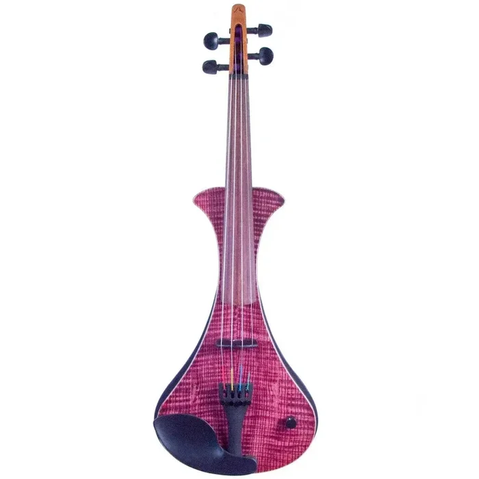 Violín eléctrico Aurora WS de 4 cuerdas con acabado morado transparente