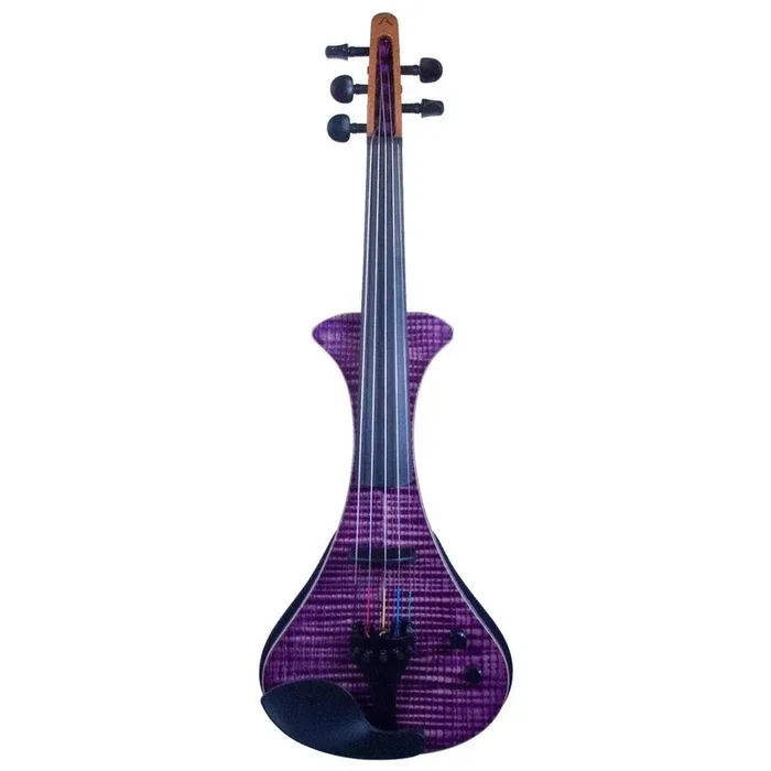 Violon électrique Aurora WS 5 cordes avec finition violette transparente