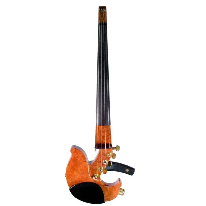 Violon électrique Jordan à 4 cordes, Maple Burl avec micro Starfish Designs