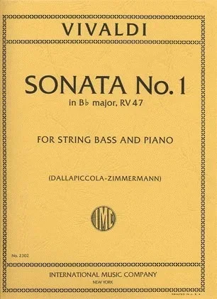 Vivaldi, A.: Sonata #1 Bb FXIV n.1 (bass & piano)