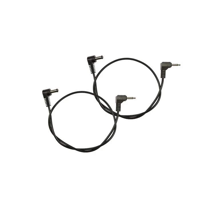 Voodoo Lab Cable 3.5mm Mini Plug Positive Tip Right-Right 18″ 2 Pack Bundle