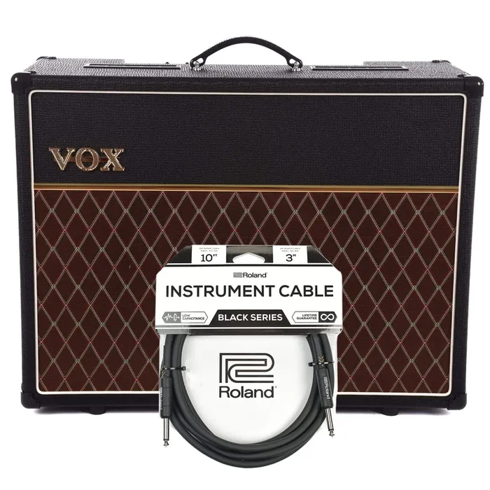 Vox AC30S1 1×12 Combo Amp w/Celestion 12″ Speaker Cable Bundle