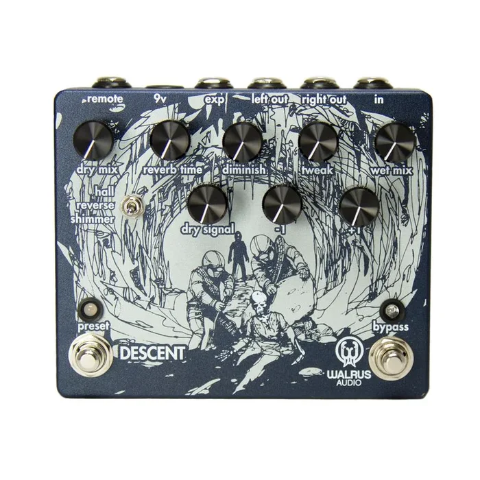 Walrus Audio Descent Reverb/Octave Machine Effect Pedal