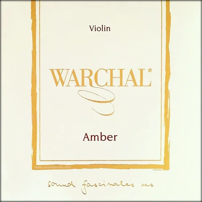 Warchal Amber Violin D String, Silver
