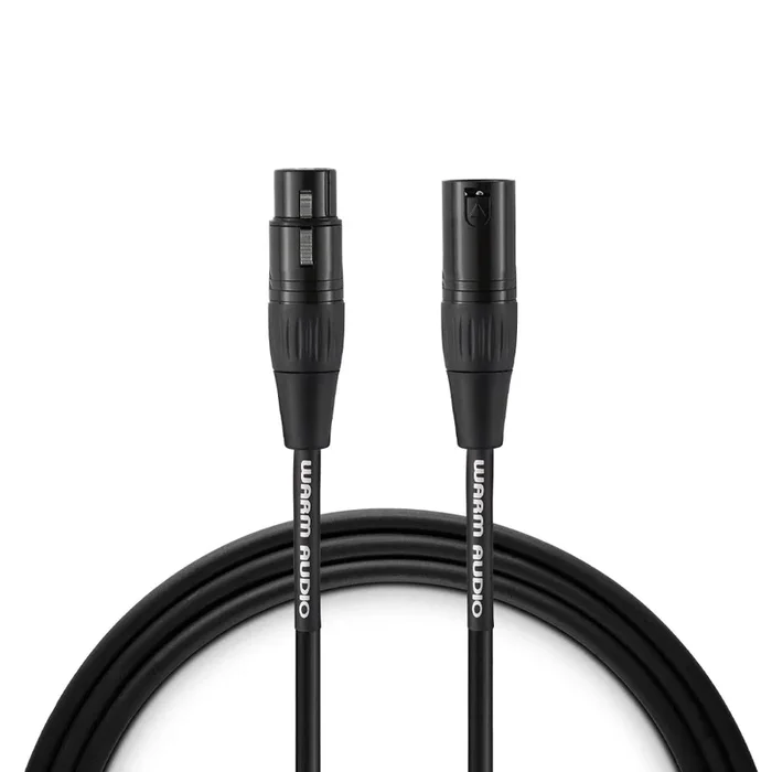 Warm Audio Pro Silver XLR Female to XLR Male Microphone Cable – 6-foot