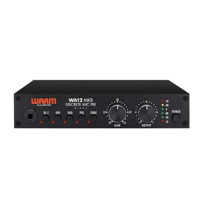 Warm Audio WA12 MKII Microphone Preamp – Black